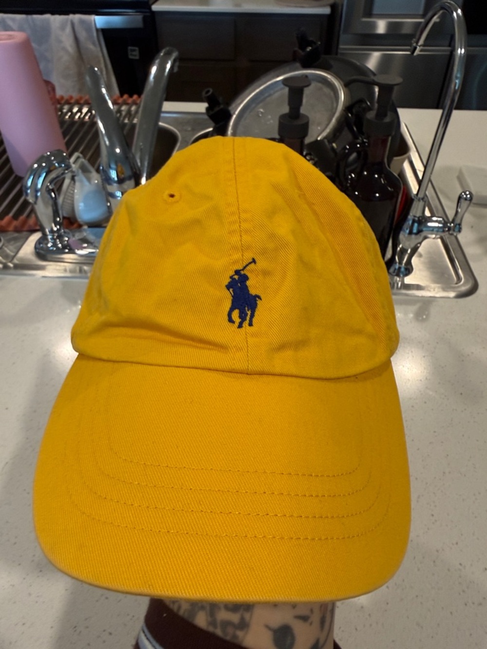 Polo by Ralph Lauren Yellow Polo Player Baseball Cap